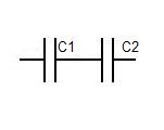 schema condensateurs en serie