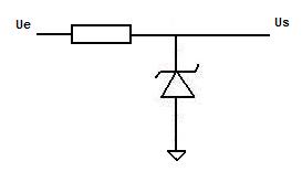 Schema tension constante avec une diode Zener