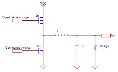 Schema convertisseur tension buck