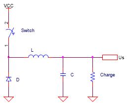 Schema principe convertisseur buck