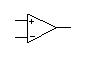 Symbole d'un amplificateur operationnel