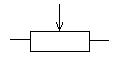 Symbole electrique potentiometre