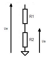 Schema electrique pont diviseur de tension